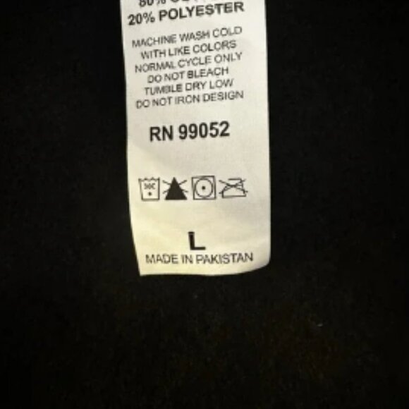 Marilyn Manson Heaven Upside Down Cross Metal Merch Full Zip Hoodie Size Large - Picture 5 of 8